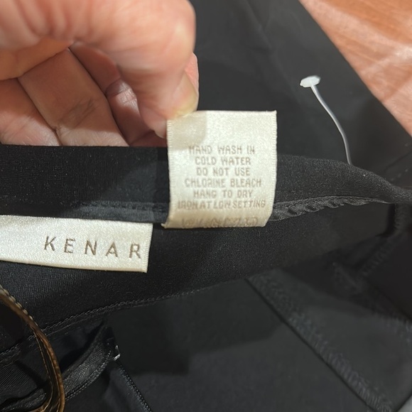 NEW Kenar Black Mini Skirt Front Zipper Detail Women’s Sz 8 - Picture 11 of 11